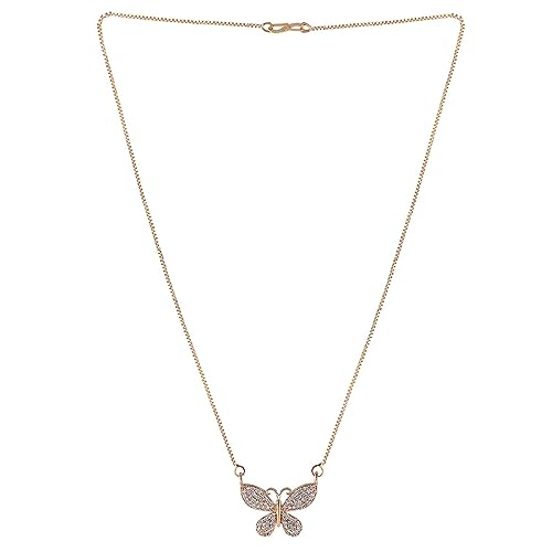 Swan and Butterfly Pendant Combo for Girls and Women
